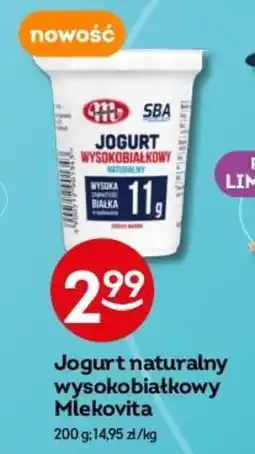 Żabka Jogurt naturalny wysokobiałkowy Mlekovita, 200 g oferta
