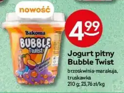 Żabka Jogurt pitny Bubble Twist, 210 g oferta