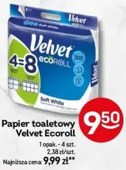 Papier toaletowy Velvet Ecoroll, 4 szt.