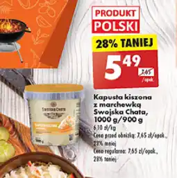 Biedronka Kapusta kiszona z marchewką Swojska Chata, 1000 g/900 g oferta