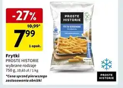 Intermarche Proste Historie Frytki karbowane do piekarnika 750 g oferta
