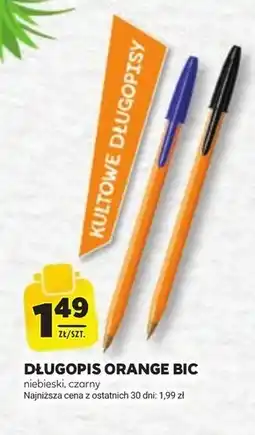 Stokrotka DŁUGOPIS ORANGE BIC oferta