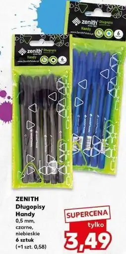 Kaufland Długopis handy 0.5 mm czarny Zenith oferta