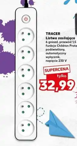 Kaufland Listwa zasilająca 6g 1.5 m Tracer oferta