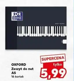 Kaufland Zeszyt do nut a5/16 k. Oxford oferta