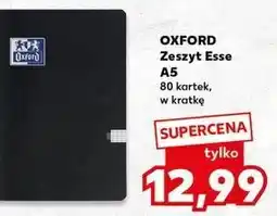 Kaufland Zeszyt essential a5/80 linia Oxford oferta