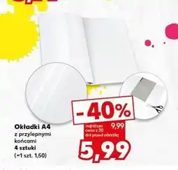 Okładki a4 z przylepnymi końcami