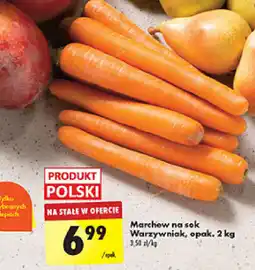 Biedronka Marchew na sok Warzywniak 2 kg oferta