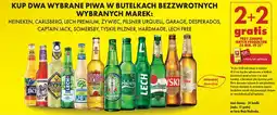 Biedronka Piwa w butelkach bezzwrotnych oferta