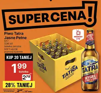 Delikatesy Centrum Piwo Tatra oferta