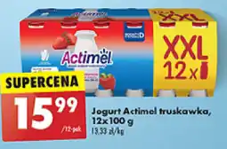 Biedronka Jogurt Actimel truskawka, 12 x 100 g oferta