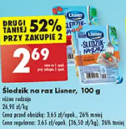 Śledzik na raz Lisner, 100 g