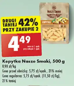 Biedronka Kopytka Nasze Smaki, 500 g oferta