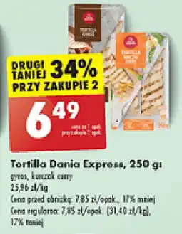 Biedronka Tortilla Dania Express, 250 g oferta
