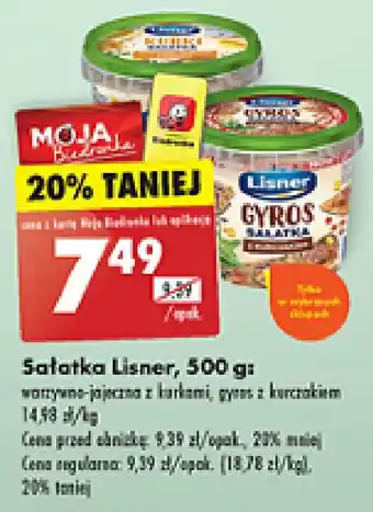 Biedronka Sałatka Lisner, 500 g oferta