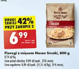 Biedronka Pierogi z mięsem Nasze Smaki, 800 g oferta