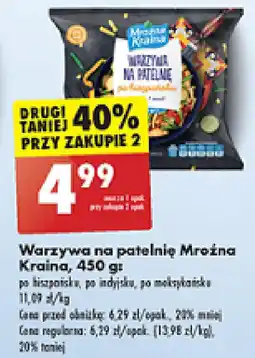 Biedronka Warzywa na patelnię Mroźna Kraina, 450 g oferta