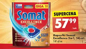 Biedronka Kapsułki Somat Excellence 5w1, 54 szt. oferta