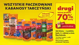 Biedronka WSZYSTKIE PACZKOWANE KABANOSY TARCZYŃSKI oferta