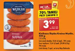 Biedronka Kiełbasa Śląska Kraina Wędlin, 550 g oferta