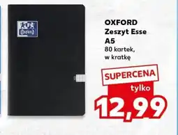 Kaufland OXFORD Zeszyt Esse A5 80 kartek oferta