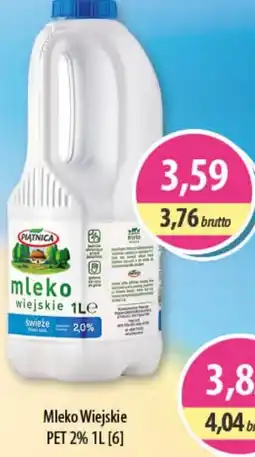 DUO-TES Mleko Wiejskie PET 2% 1 L oferta