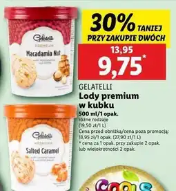 Lidl Lody premium słony karmel Gelatelli oferta