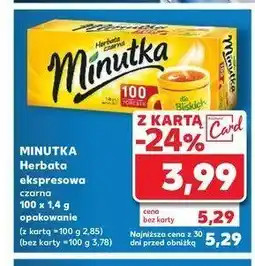 Kaufland Herbata Minutka oferta