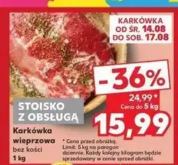 Kaufland Karkówka wieprzowa bez kości oferta