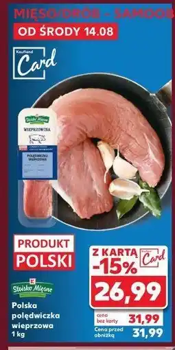 Kaufland Polędwiczka wieprzow Stoisko mięsne oferta
