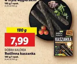 Lidl Kaszanka roślinna Dobra kaloria oferta