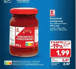 Kaufland Koncentrat pomidorowy K-classic oferta