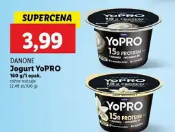 Lidl Jogurt proteinowy straciatella Danone yopro oferta