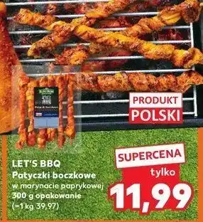 Kaufland Patyczki boczkowe w marynacie paprykowej K-classic let's bbq oferta