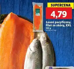 Lidl Łosoś pacyficzny filet ze skórą Rybny targ lidla oferta