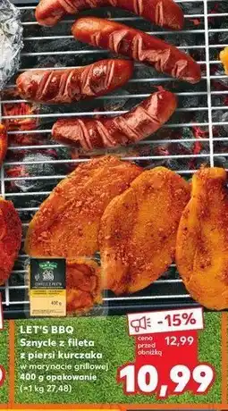 Kaufland Sznycle z kurczaka w marynacie grillowej K-classic let's bbq oferta