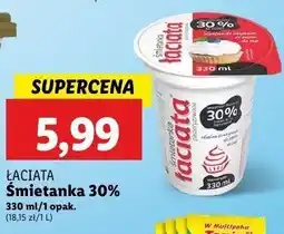 Lidl Śmietanka 30% Łaciata oferta