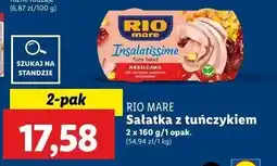 Lidl Sałatka z tuńczykiem meksykańska Rio mare insalatissime oferta