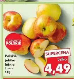 Kaufland Jabłka letnie oferta
