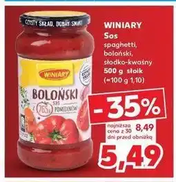 Kaufland Sos słodko kwaśny z ananasem Winiary oferta
