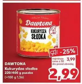 Kaufland Kukurydza słodka Dawtona oferta