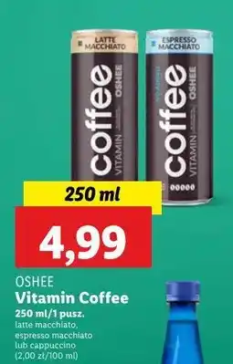 Lidl Napój kawowy cappuccino Oshee coffee oferta