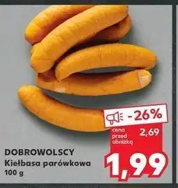 Kaufland Kiełbasa parówkowa Dobrowolscy oferta