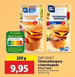 Lidl Cheeseburger drobiowy Chef select oferta