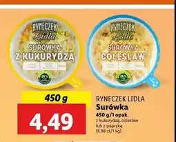 Lidl Surówka z papryką Ryneczek lidla oferta