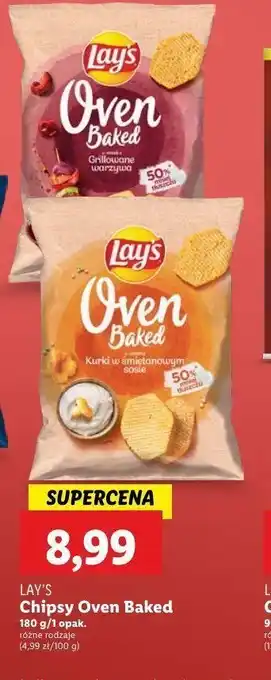 Lidl Chipsy kurki w delikatnym sosie Lay's oven baked (prosto z pieca) Frito lay lay's oferta