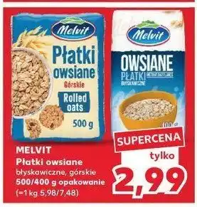 Kaufland Płatki owsiane górskie Melvit oferta