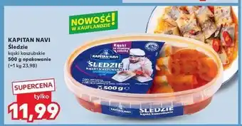 Kaufland Śledzie kąski kaszubskie Kapitan navi oferta