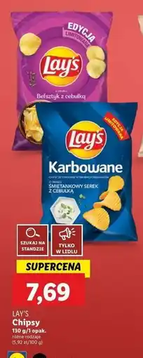 Lidl Chipsy befsztyk z cebulką Lay's Frito lay lay's oferta