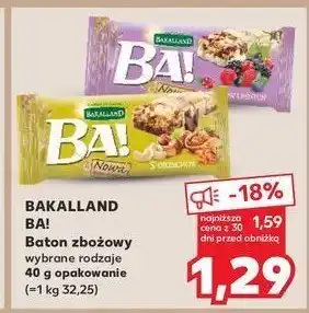 Kaufland Baton 5 orzechów Bakalland ba! oferta